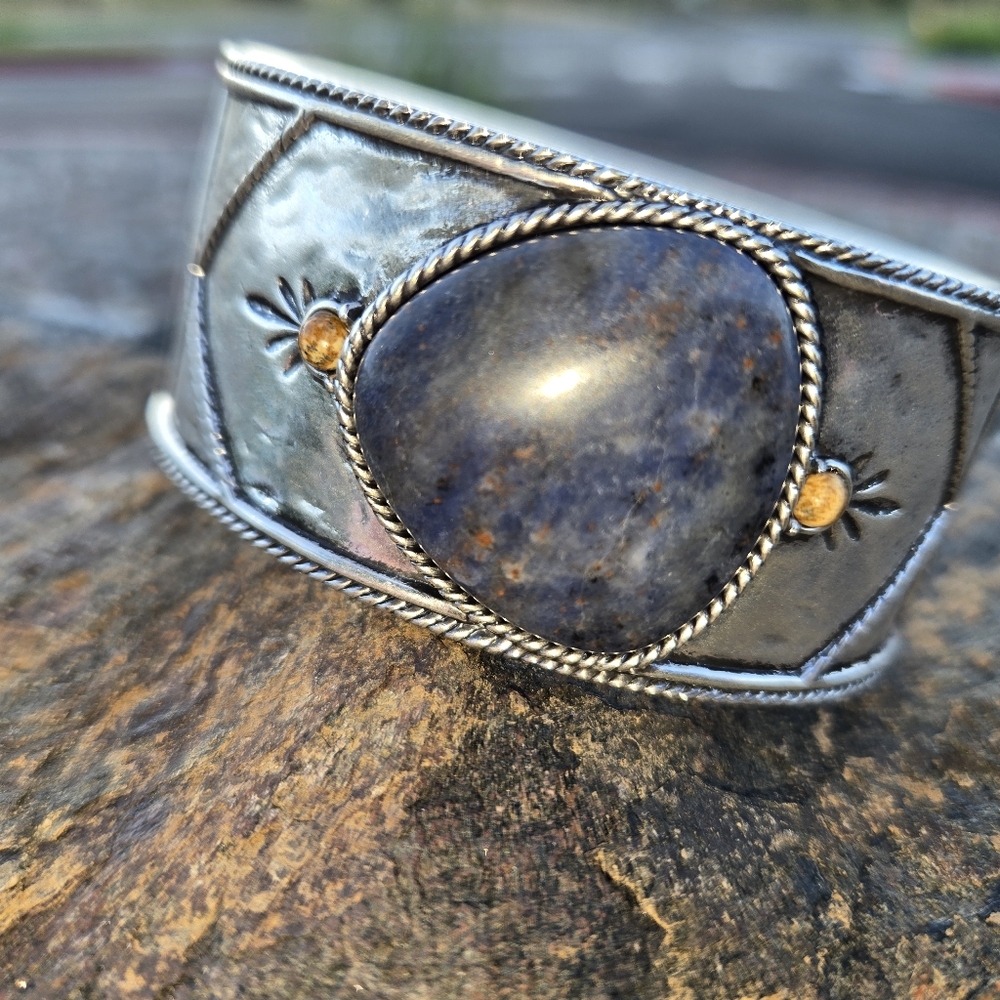 Sodalite Stunning Cuff Bracelet